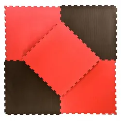 Nordic Fighter Bodenschutz Schwarz/Rot 40mm (Mittel Sanft)