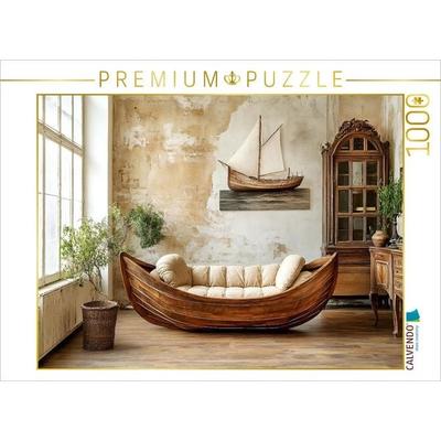 CALVENDO Puzzle Ein Motiv aus dem Kalender 'Wohnträume aus Holz' | 1000 Teile Lege-Größe 64x48cm Foto-Puzzle für glückliche Stunden