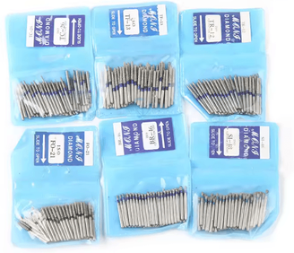Inspire Essentials ProShine Dental Diamond Polishing Burs 50 Piece Set c