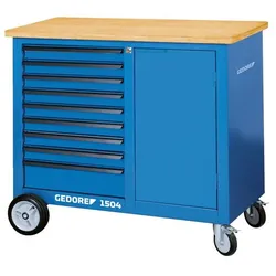 GEDORE 1504 0810 Rollwerkbank mit 9 Schubladen