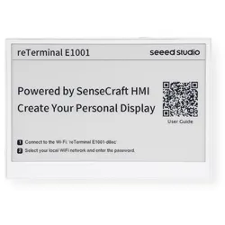 Seeed reTerminal E1001 Monochromes ePaper Display, 7,5 Zoll, HMI, 800x480, ESP32-S3, Home Assistant