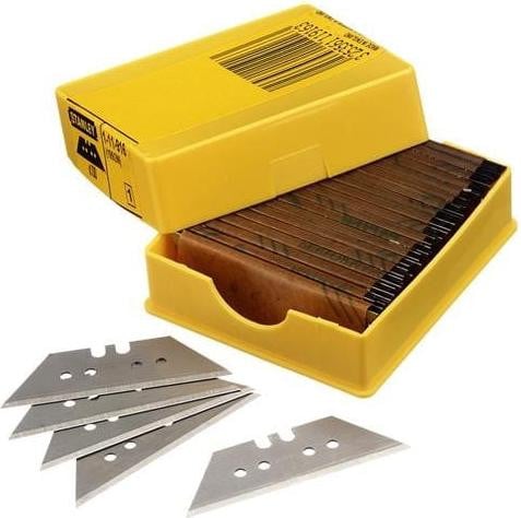 Stanley Trapezvormige messen 1992 in plastic doos met gaten