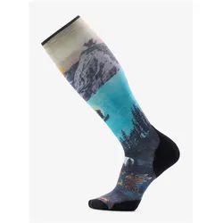 Smartwool, Unisex, Sportsocken, Ski Targeted Cushion Winter Phase Print (42 - 45), Mehrfarbig