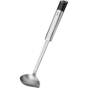 Gefu Soßenlöffel Primeline, 29209, Edelstahl, 30,9 cm, spülmaschinengeeignet, silber