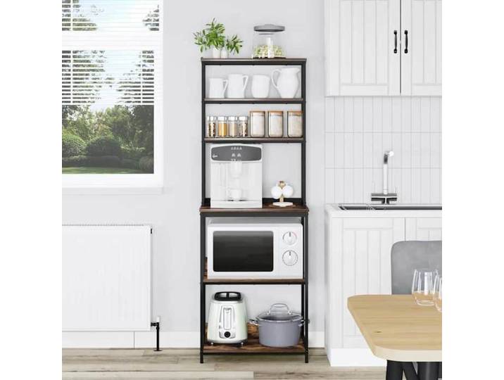 Neuf& 8113 Organisateur étagère - - CHIC Étagère de cuisine 5 niveaux 60 x 40 x 168 cm Bois d'ingénierie - Design classique