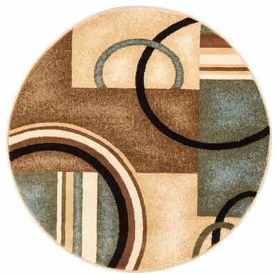 Well Woven Barclay Arcs & Shapes Modern Geometric Circles Area Rug