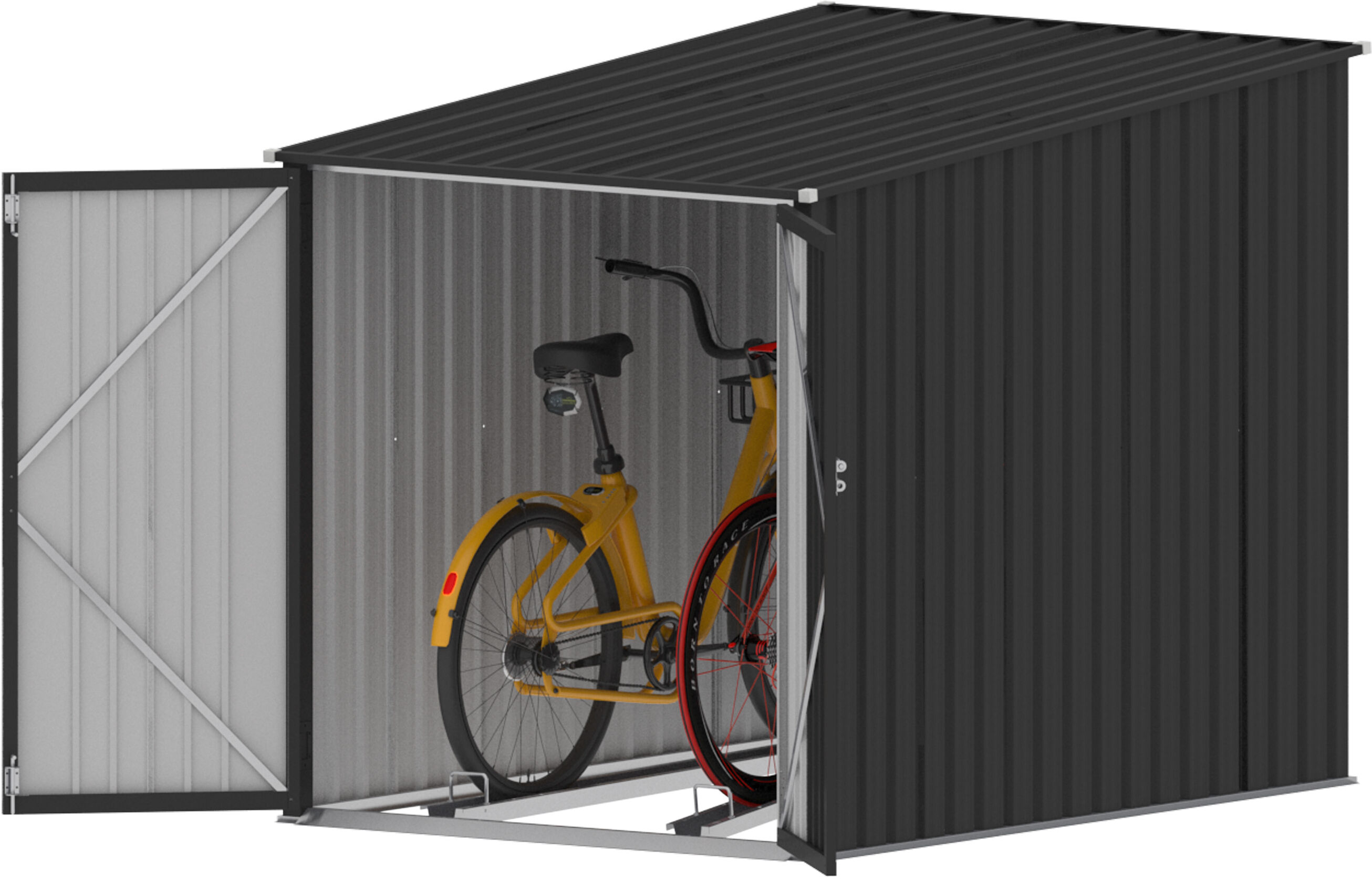 TEPRO Fahrradbox »Bike & More Midi«, abschließbar, aus Metall