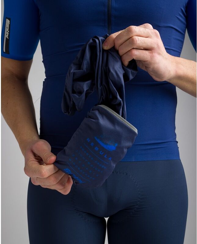 SANTINI Guscio ciclismo antivento  NEBULA WIND arancione