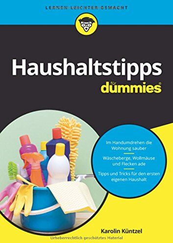 Karolin Küntzel - Haushaltstipps für Dummies - Preis vom 09.10.2026 07:28:09 h