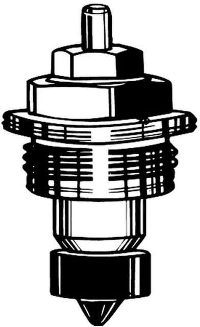 Heimeier Thermostat-Umrüst-Ersatz-Oberteil 4101-03.300 DN 20, für Mikrotherm-Regulierventile