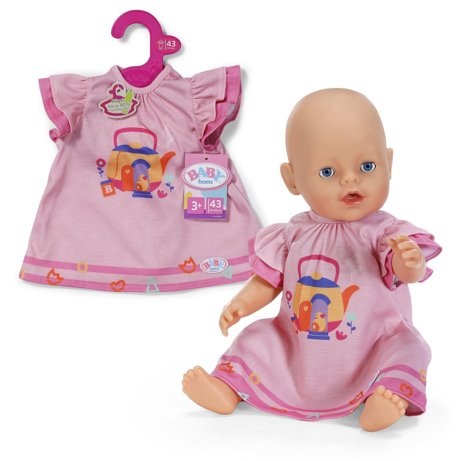 BABY born jurk Theetijd, 43 cm