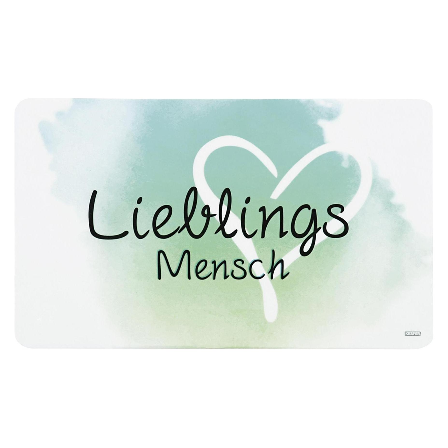 Kesper Brettchen Lieblingsmensch (KESPER) Mindestbestellmenge: 5 Stück