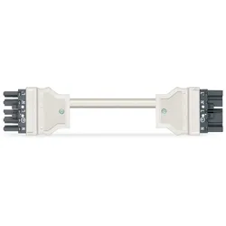 Wago 771-8985/007-104 konfektionierte Verbindungsleitung,Eca,Buchse Stecker,dunkelgrau 7718985007104