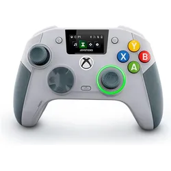 Nacon Gaming Revolution X Unlimited Controller (PC, Xbox One S, Xbox One X, Xbox Series S, Xbox Series X), Gaming Controller, Weiss, Grau