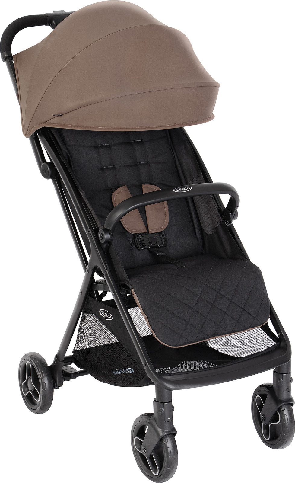 Graco Myavo kinderwagen, bruin Fossil, geschikt vanaf de geboorte tot 22 kg