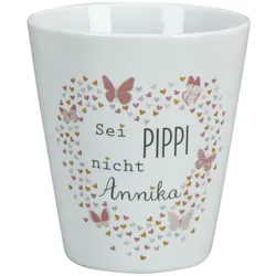 Krasilnikoff Happy Mug Becher Sei Pippi, nicht Annika, 330 ml