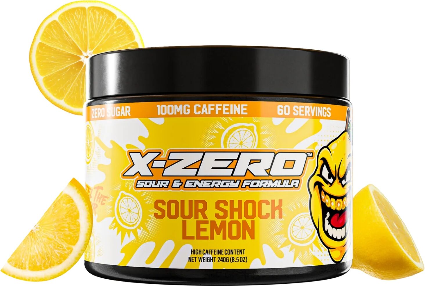 X-Gamer X-Zero Sour Shock Lemon - 60 Servings
