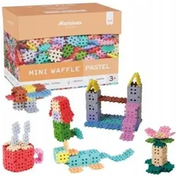 Marioinex Mini-Waffelblöcke, Pastellfarben, 400 Stück
