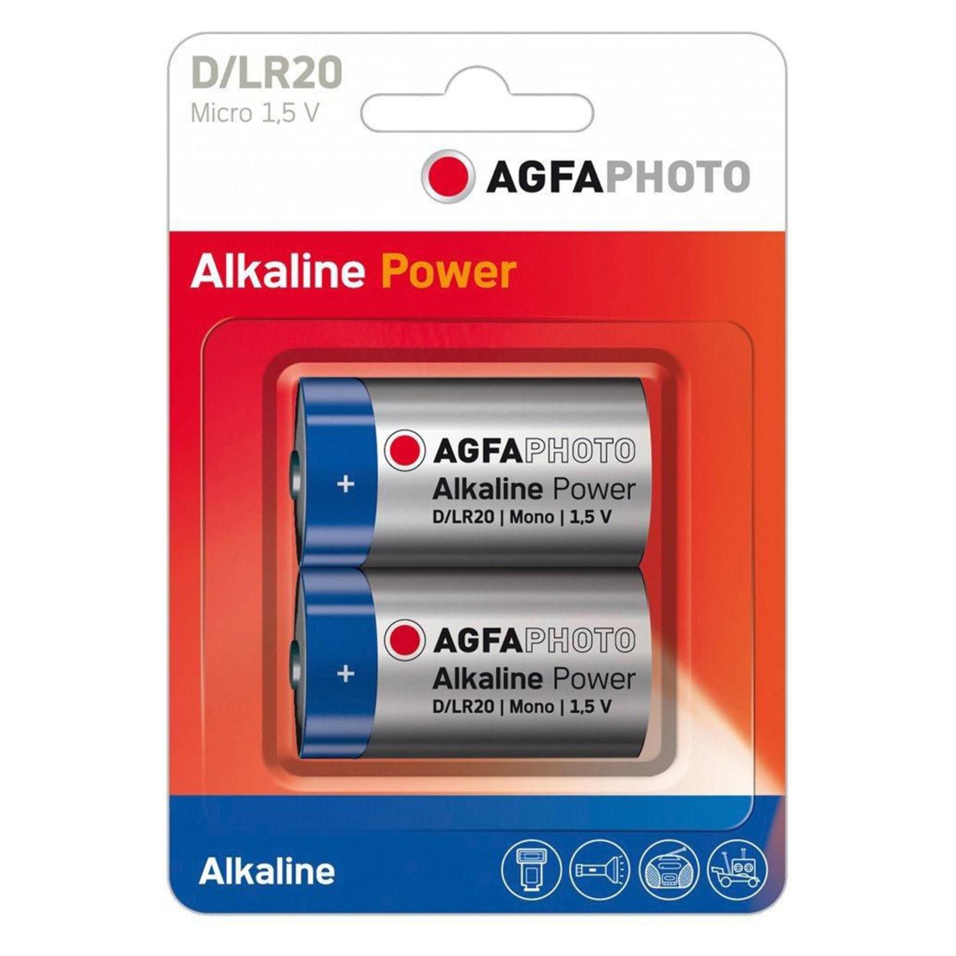 Agfaphoto Alkaline Power (2 Stk., D) (110-802619)
