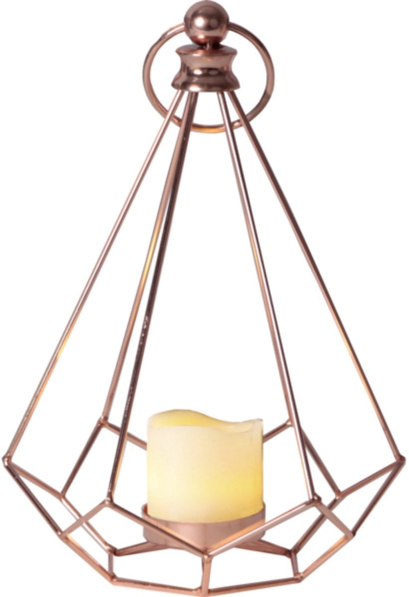 Star Trading Lantaarn Edge met Led Kaars 23,5 cm