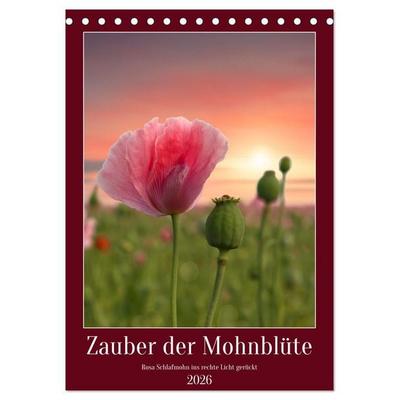 Zauber der Mohnblüte (Tischkalender 2026 DIN A5 hoch), CALVENDO Monatskalender