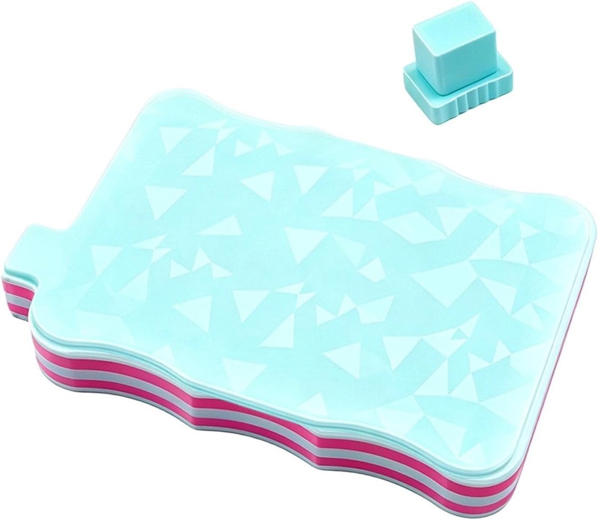 Lichtblauw Strass Dienblad voor Knutselprojecten - 10,2 cm