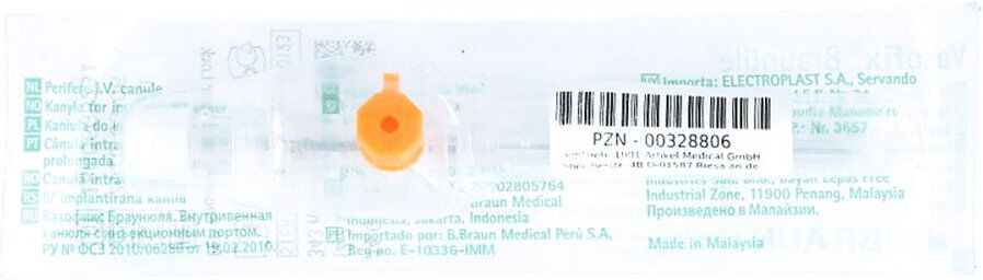 Vasofix Braunüle 14g 50mm orange