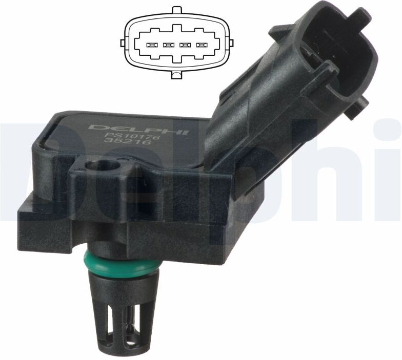Delphi Sensor, Ansauglufttemperatur Ps10176 Für Ford
