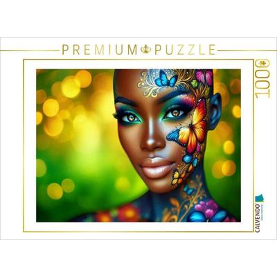 CALVENDO Puzzle Farben ins Gesicht, Freude ins Herz. | 1000 Teile Lege-Größe 64x48cm Foto-Puzzle für glückliche Stunden, Sonstige von , Calvendo
