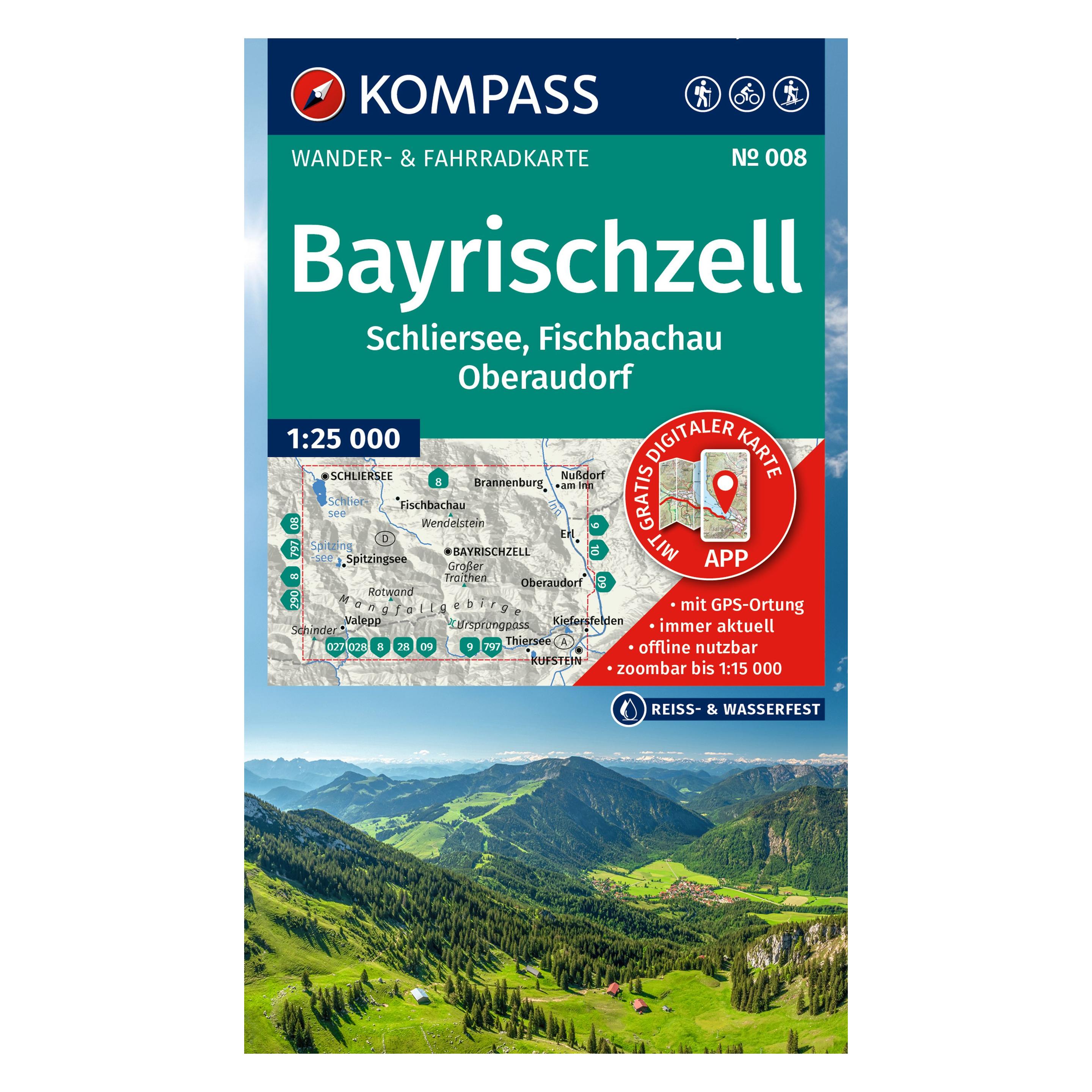 Kompass Karten KV WK 008 Bayrischzell (54959224)