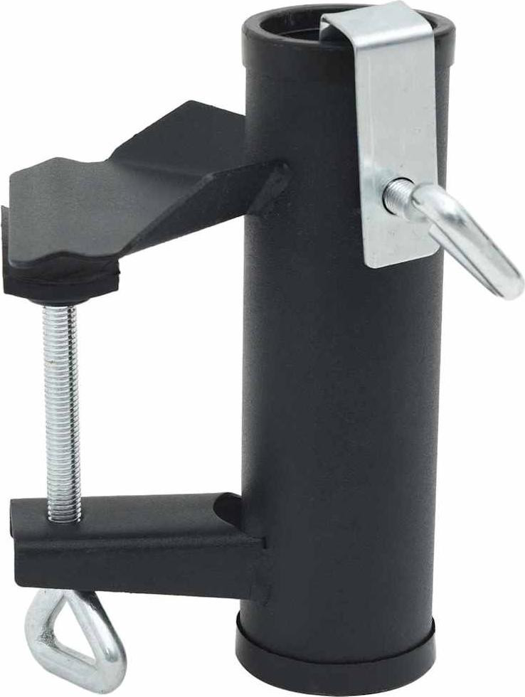 vidaXL Parasolhouder voor balkon, 2 stuks, staal, 25-38 mm