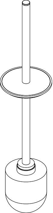 Ideal Standard Bürste CONNECT, mit Stiel, Chrom H961947AA