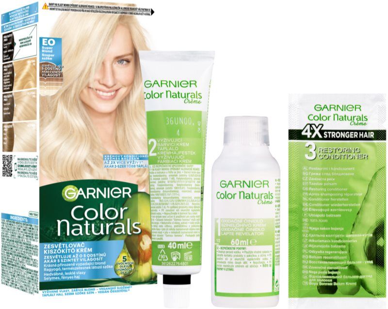 Garnier Color Naturals Creme coloration cheveux teinte E0 Super Blonde 1 pcs