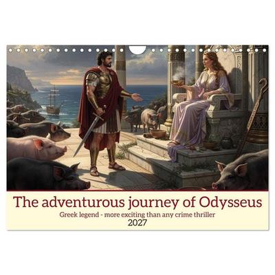 The adventurous journey of Odysseus (Wall Calendar 2027 DIN A4 landscape), CALVENDO 12 Month Wall Calendar