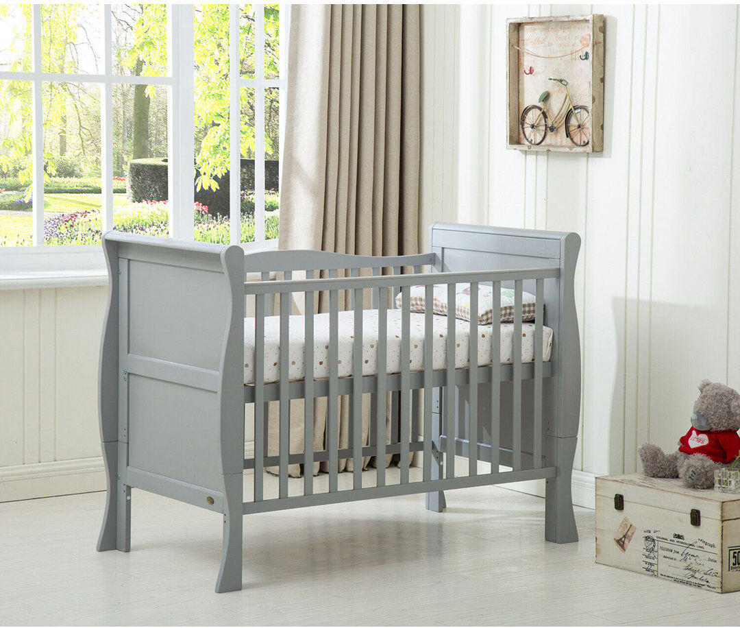 Mack + Milo Bernhardt 2 Cot Bed Grey Standard