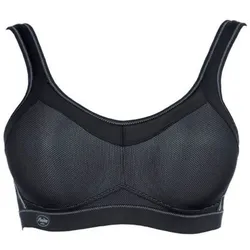 Anita Active Damen Sport-BH - Momentum, Bustier, atmungsaktiv Schwarz / 80D