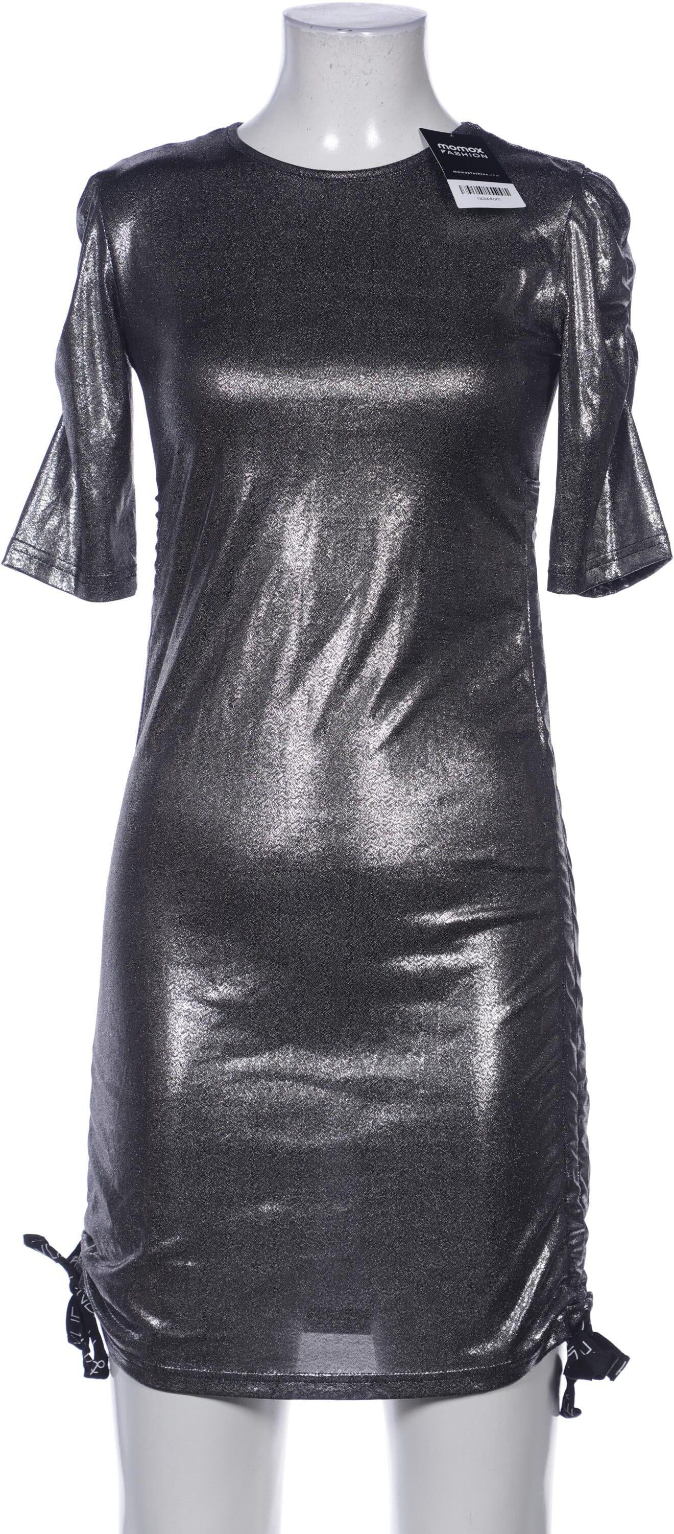 Kendall + Kylie Damen Kleid, Silber, Gr. Xxs, Synthetik / Viskose - Second Hand