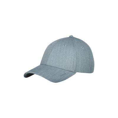 Baseball Cap LERROS "Basecap in Fischgrätstruktur, unifarben", Herren, Gr. Normalgrößen, grau (storm grau), Baumwolle, Caps
