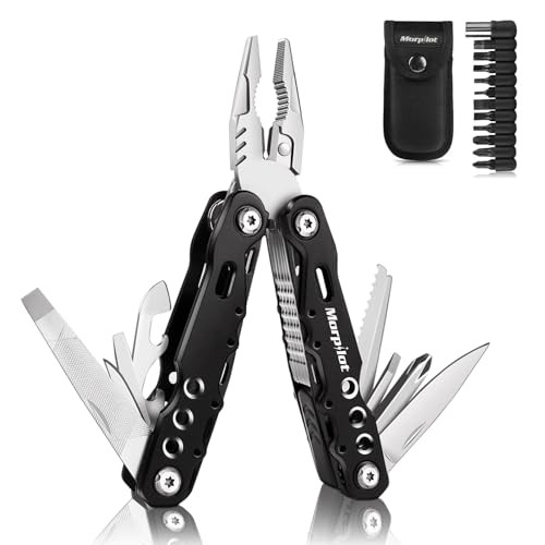 Morpilot 25-in-1 Multitool multifunctionele tang met schroevendraaierbits en riemclip