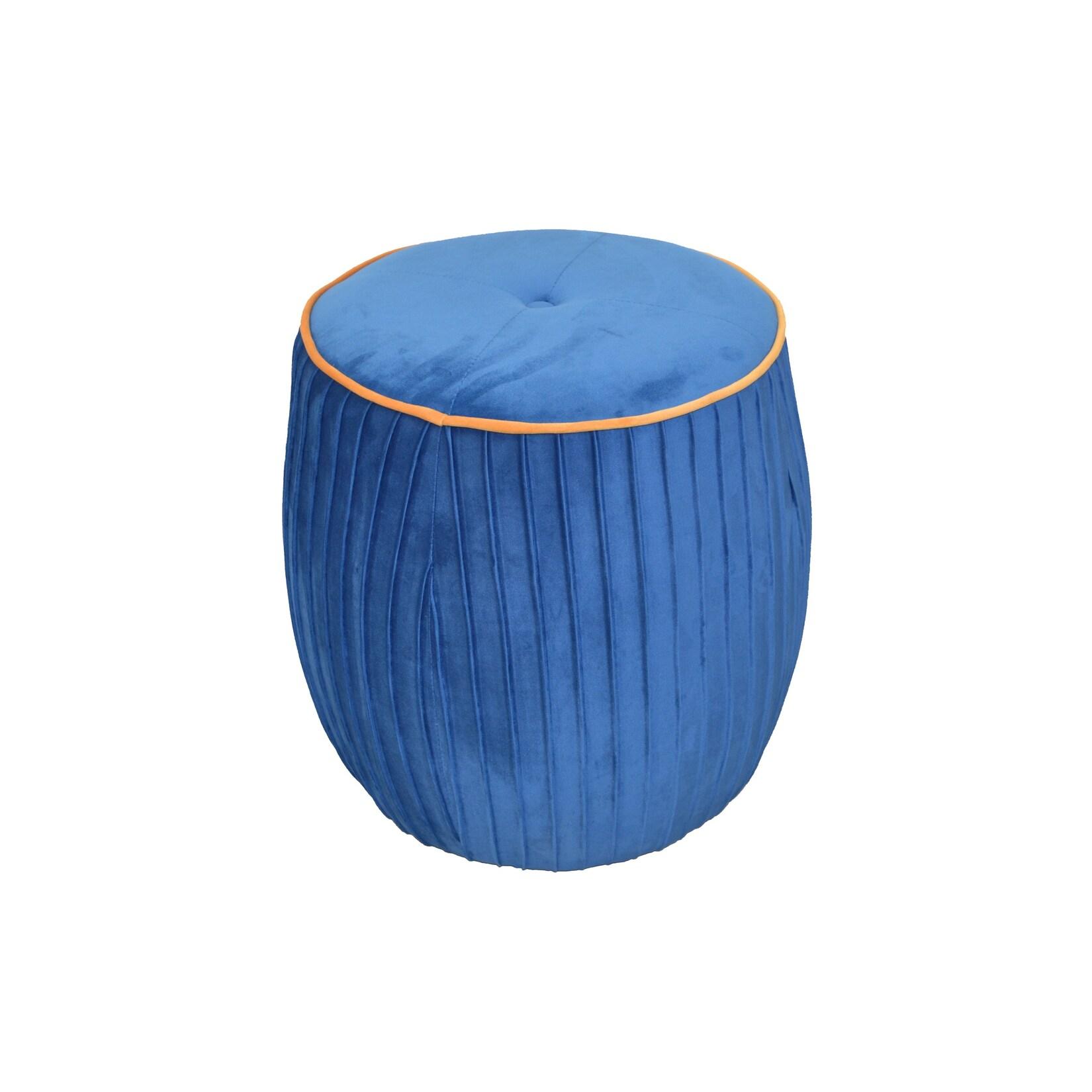 möbel direkt online Sitzpouf Fabienne blau