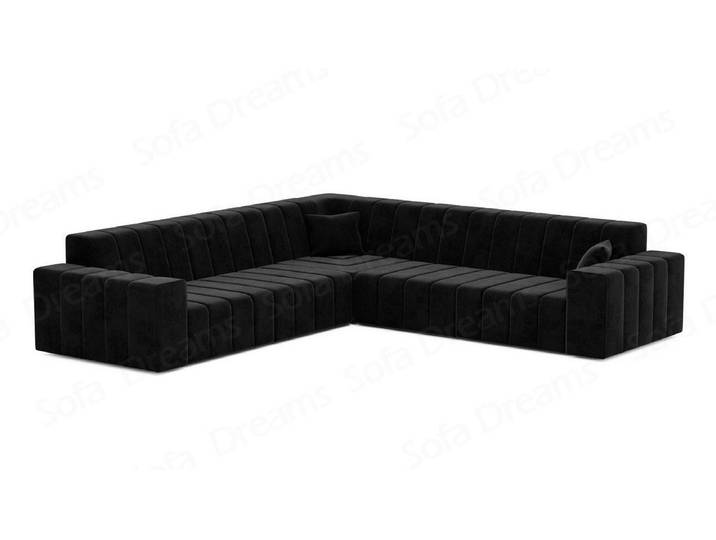 Sofa Dreams Ecksofa Polster Ecksofa Modern Stoff Eck Couch Samtstoff Gran Canaria L Form, Loungesofa