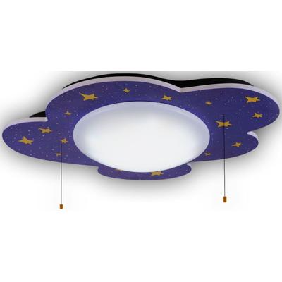 NIERMANN Deckenleuchte "Sternenhimmel, Kinderlampe", bunt, 1, H: 10cm, 1 Stk., Leuchten, HCL Deckenleuchte Sternenhimmel, Kinderzimmer, Kinderlampe