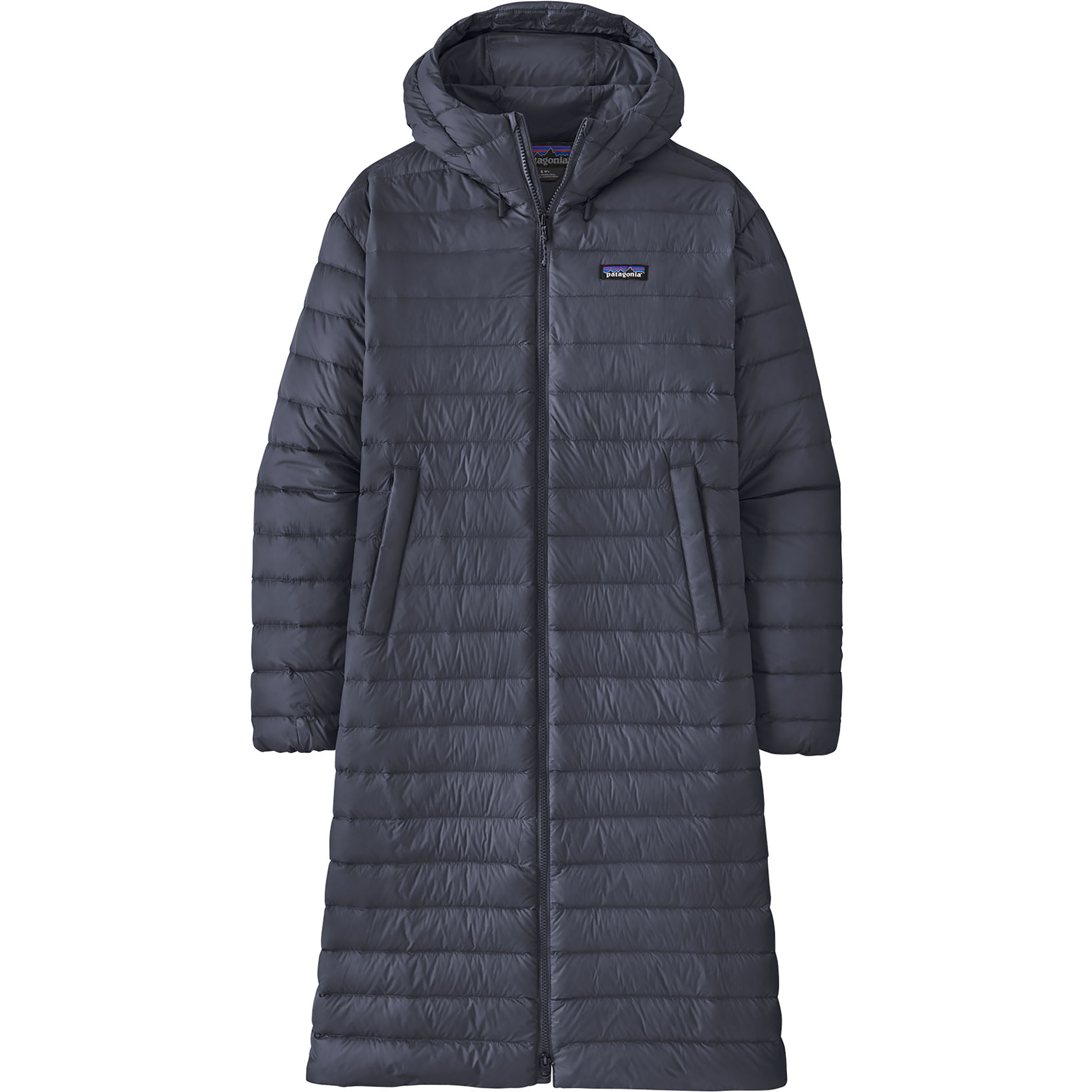 Patagonia Recycled Down Sweater Parka Damen Winterjacke blau Größe M Lifestyle Klein verpackbar Wasserabweisend