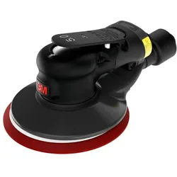 3M Xtract Druckluft-Exzenterschleifer, 125 mm, Zentralvakuum, Absaugung Extern, 2,5 mm Schleifhub, 88941