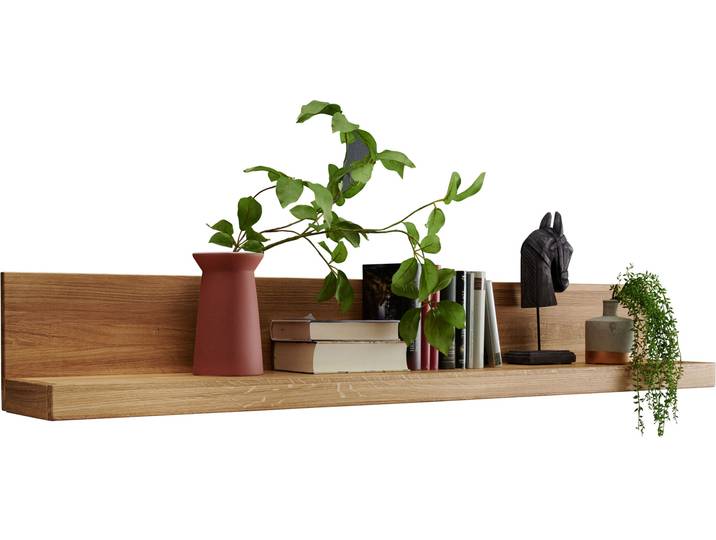 KAMILLA Wandboard I, Material Massivholz, Wildeiche geölt