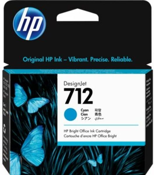HP 712 (3ED67A) - Cyan - Druckerpatrone