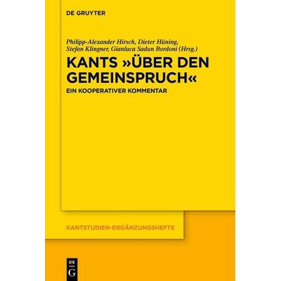 Kants »Über den Gemeinspruch«, Gebundene Ausgabe von , De Gruyter, 978-3-11-914866-5