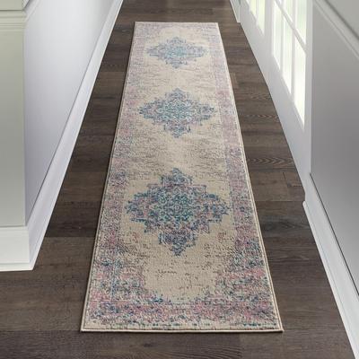 Nourison Grafix Distressed Vintage Medallion Area Rug