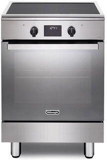 DeLonghi DMX 64 INL TC2 cucina A Elettrico Piano cottura a induzione Nero, Acciaio inox