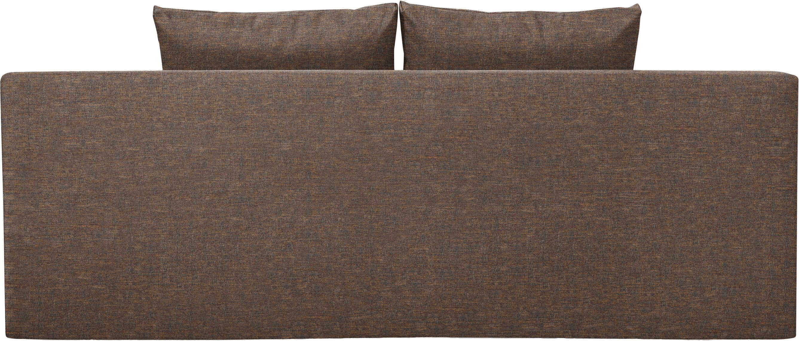 Schlafsofa COLLECTION AB "Tania, B: 194 cm, Liegefl. 140x194 cm, Federkern", spring, B:194cm H:70cm T:90cm, 100%Polyester, Sofas, Schlafsofa, Schlafcouch mit Gästebett inklusive Rückenkissen spring B/H/T: 194cm x 70cm x 90cm, Struktur